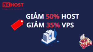 Khuyễn mãi 50% cho Hosting tại BKHOST