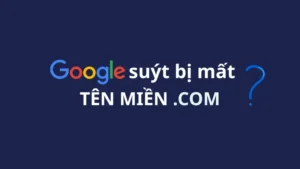 Google từng suýt mất tên miền .COM