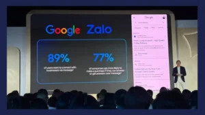 Google hợp tác với Zalo ra mắt thí điểm tính năng Click-to-Zalo