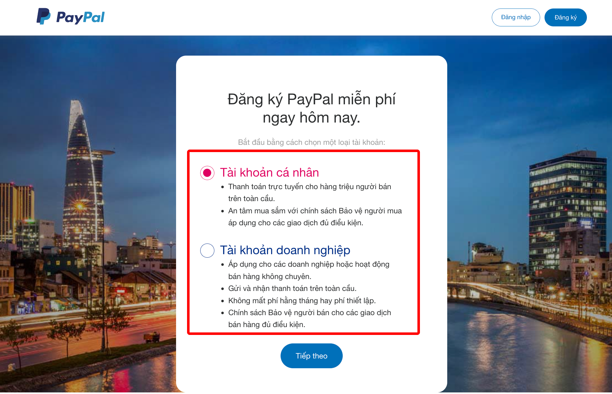 Hướng dẫn đăng ký PayPal mới nhất 2025