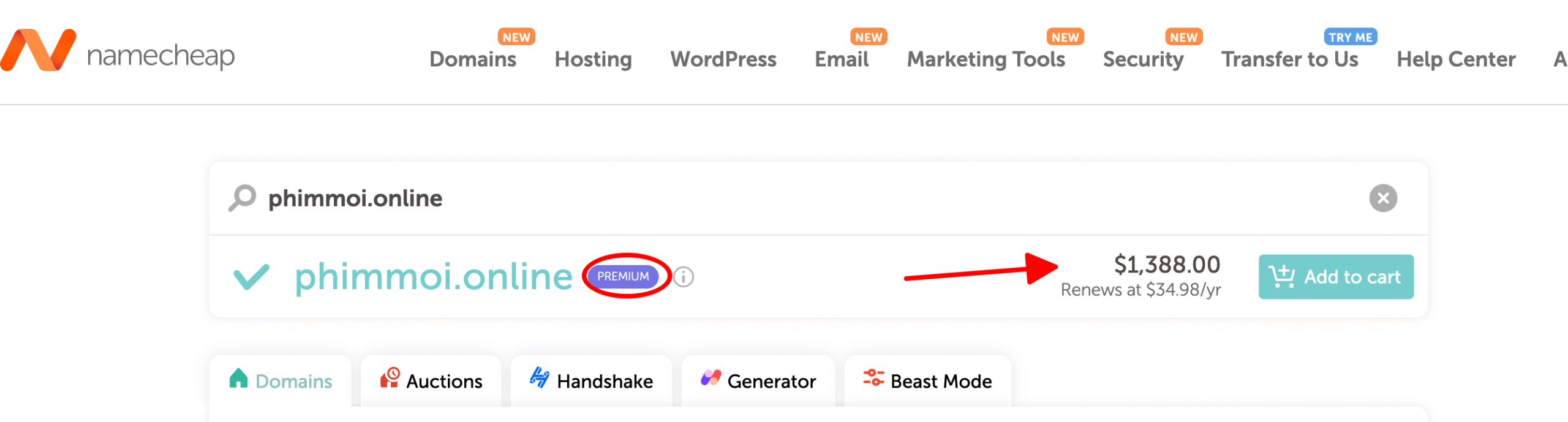 Premium Domain là gì?