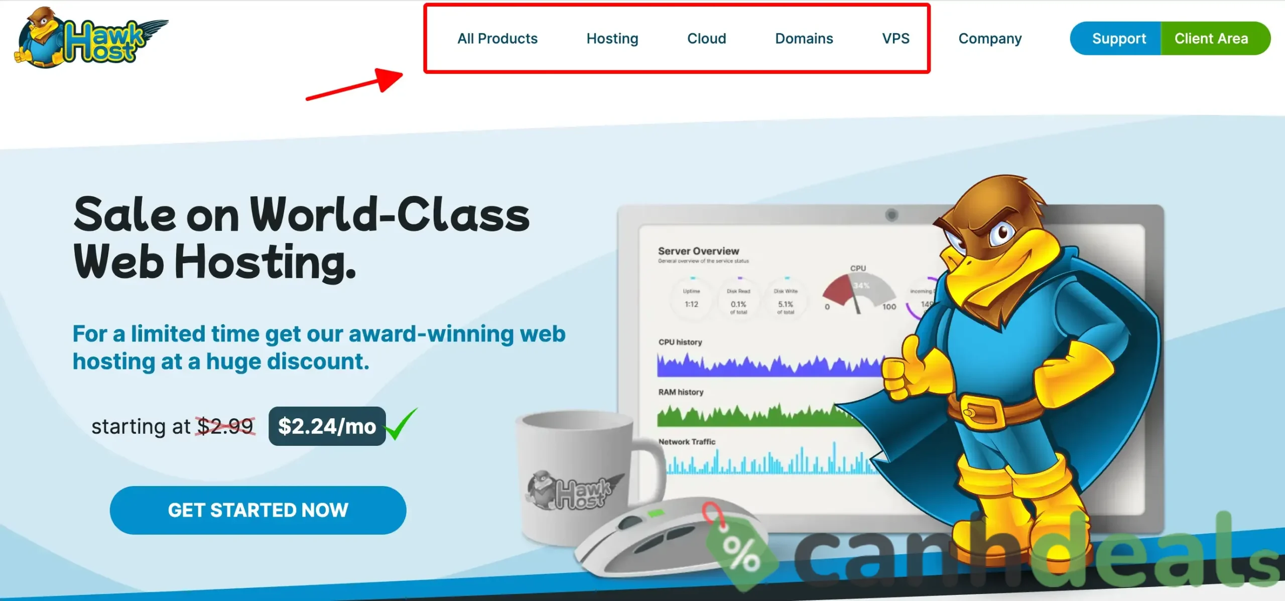 Hướng dẫn đăng ký hosting tại Hawk Host giá tốt nhất 2025