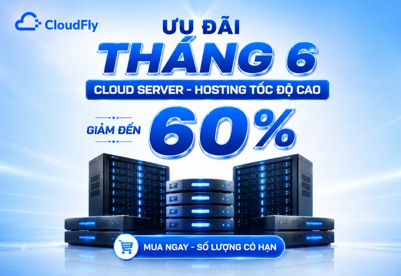 cloud server uu dai thang 6
